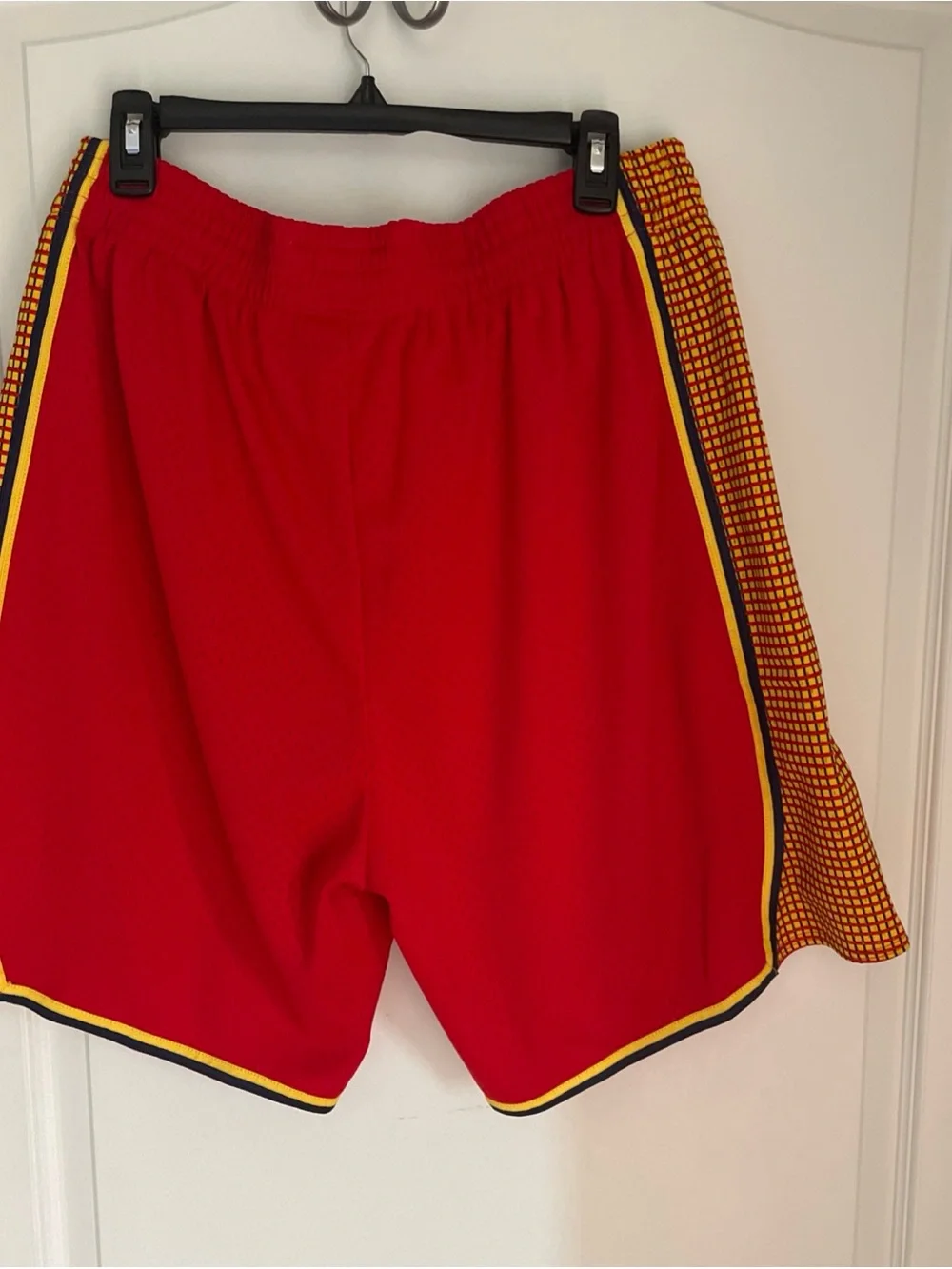 NBA Mens XL Mitchell & Ness NBA Swingman Hardwood Classics Shorts Red New